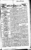 Westminster Gazette Friday 29 September 1905 Page 1