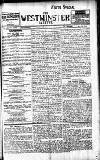 Westminster Gazette Monday 14 January 1907 Page 1
