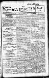 Westminster Gazette Tuesday 15 January 1907 Page 1