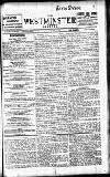 Westminster Gazette Wednesday 16 January 1907 Page 1