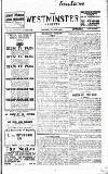 Westminster Gazette Saturday 04 January 1908 Page 1