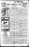 Westminster Gazette Friday 06 November 1908 Page 1