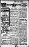 Westminster Gazette Friday 06 August 1909 Page 1