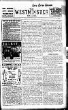 Westminster Gazette Thursday 23 September 1909 Page 1