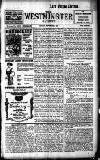 Westminster Gazette Monday 01 November 1909 Page 1