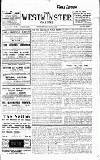 Westminster Gazette Saturday 15 January 1910 Page 1