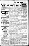 Westminster Gazette Tuesday 18 January 1910 Page 1