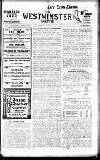 Westminster Gazette Thursday 20 January 1910 Page 1