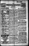 Westminster Gazette Saturday 22 January 1910 Page 1