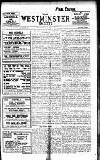 Westminster Gazette Saturday 29 January 1910 Page 1