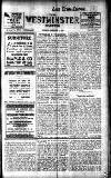 Westminster Gazette Tuesday 15 February 1910 Page 1