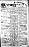 Westminster Gazette Friday 24 February 1911 Page 1