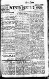 Westminster Gazette Thursday 20 July 1911 Page 1