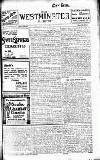 Westminster Gazette Thursday 02 November 1911 Page 1