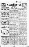 Westminster Gazette Thursday 04 January 1912 Page 1