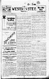 Westminster Gazette Monday 01 April 1912 Page 1