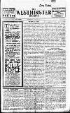 Westminster Gazette Thursday 04 April 1912 Page 1