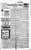 Westminster Gazette Friday 26 April 1912 Page 1