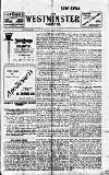 Westminster Gazette Monday 29 April 1912 Page 1