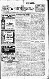 Westminster Gazette Thursday 05 September 1912 Page 1