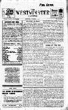 Westminster Gazette Saturday 09 November 1912 Page 1