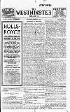 Westminster Gazette Thursday 09 January 1913 Page 1