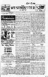 Westminster Gazette Monday 20 January 1913 Page 1