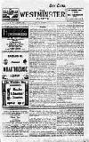 Westminster Gazette Monday 27 January 1913 Page 1