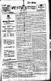 Westminster Gazette Friday 06 June 1913 Page 1