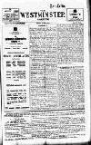 Westminster Gazette Friday 13 June 1913 Page 1