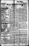 Westminster Gazette Saturday 06 September 1913 Page 1