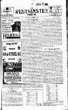 Westminster Gazette Thursday 09 October 1913 Page 1