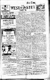 Westminster Gazette Monday 29 December 1913 Page 1