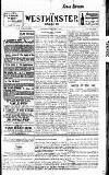 Westminster Gazette Saturday 03 January 1914 Page 1