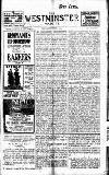 Westminster Gazette Monday 05 January 1914 Page 1