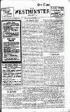 Westminster Gazette Wednesday 14 January 1914 Page 1