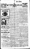 Westminster Gazette Monday 19 January 1914 Page 1