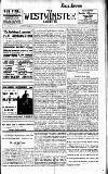 Westminster Gazette Saturday 05 September 1914 Page 1