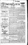 Westminster Gazette Monday 07 September 1914 Page 1