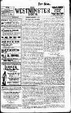 Westminster Gazette Monday 11 January 1915 Page 1
