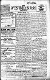 Westminster Gazette Wednesday 13 January 1915 Page 1