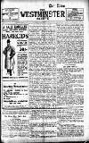 Westminster Gazette Thursday 14 January 1915 Page 1