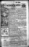 Westminster Gazette Wednesday 20 January 1915 Page 1