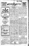 Westminster Gazette Tuesday 01 January 1918 Page 1