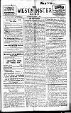 Westminster Gazette Saturday 05 January 1918 Page 1