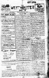 Westminster Gazette Wednesday 01 January 1919 Page 1