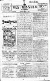 Westminster Gazette Monday 13 January 1919 Page 1