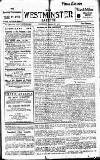 Westminster Gazette Saturday 18 January 1919 Page 1