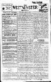 Westminster Gazette Saturday 25 January 1919 Page 1