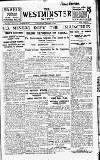 Westminster Gazette Saturday 01 November 1919 Page 1